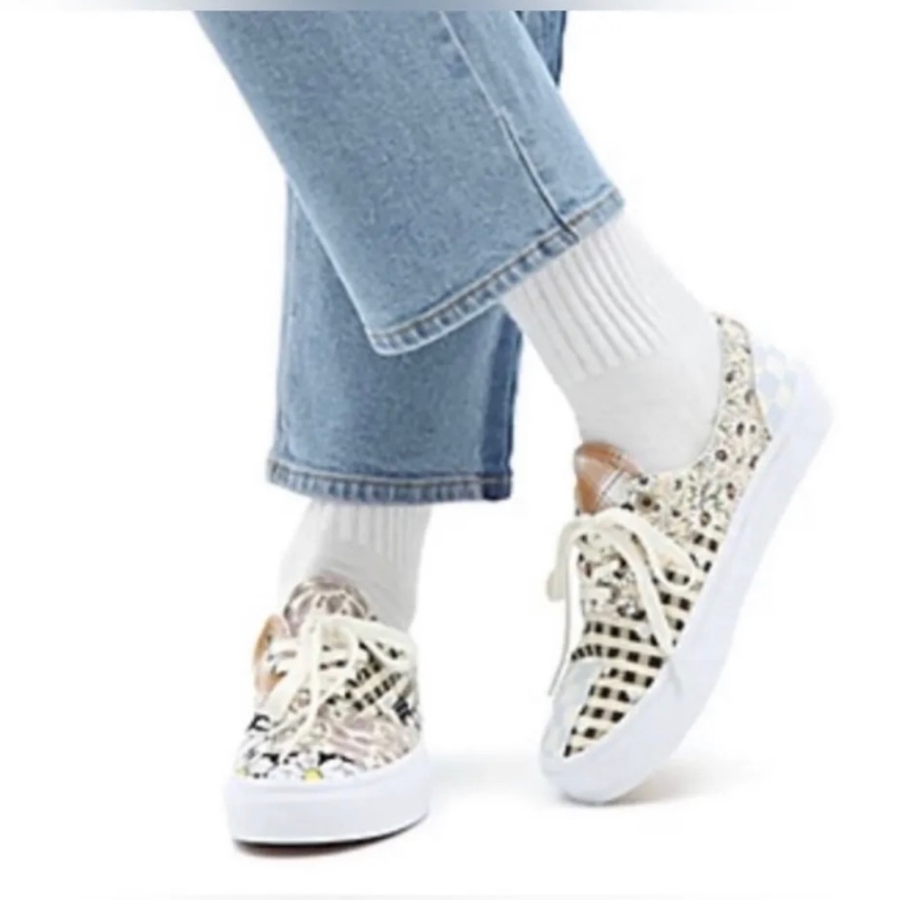 Preowned Vans Era Patchwork Sneakers Multicolor M… - image 1